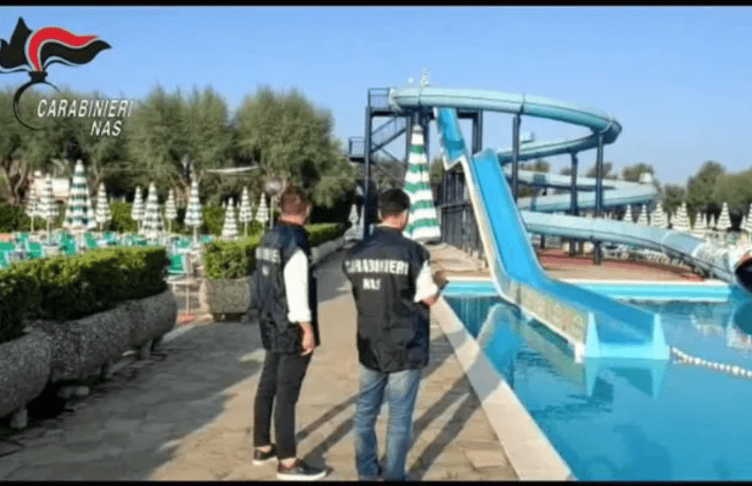 Parchi acquatici: il Nas ne chiude 10 e ne sanziona 83 (VIDEO)