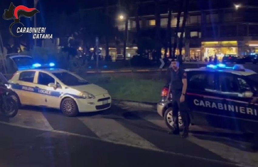 Carabinieri e Municipale tra lungomare e centro storico di Catania: un arresto e oltre 16mila euro di sanzioni