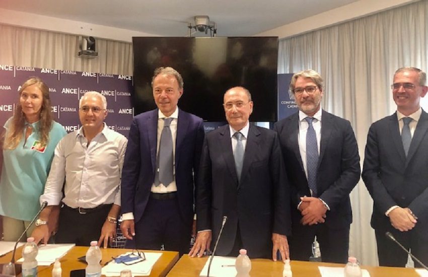 Il candidato Renato Schifani alla Confindustria di Catania: piano strategico per infrastrutture e mobilità