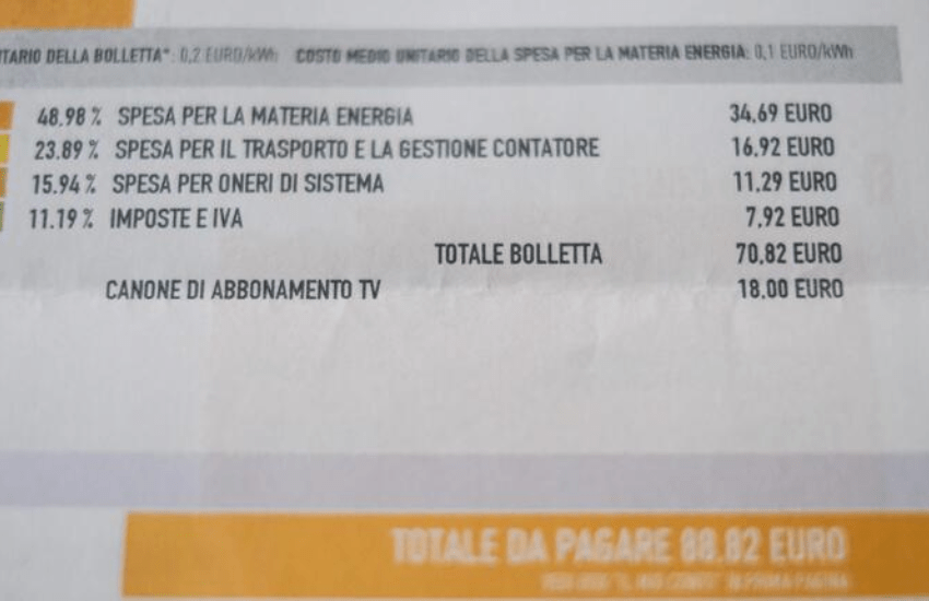 Bollette elettriche, è allarme: “Prezzi mai vista prima”