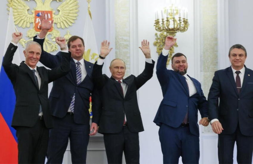 Putin: “Le regioni ucraine annesse nostre per sempre, le difenderemo con tutti i mezzi”