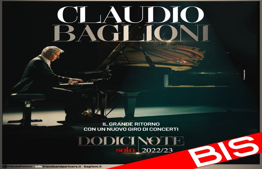 Claudio Baglioni in concerto a Reggio Calabria, al via la prevendita
