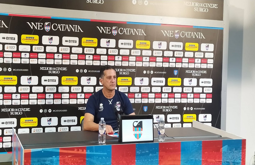 Catania-Locri 2-0, Ferraro sulla prova del secondo tempo: “Siamo un camino sempre con la legna”