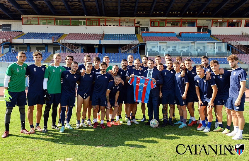 Catania, il presidente Pelligra carica la squadra: “Dobbiamo pensare esclusivamente alla vittoria del campionato”