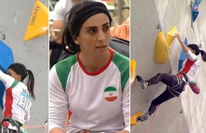 Paura per Elnaz Rekabi, scomparsa l’atleta iraniana che ha gareggiato senza velo