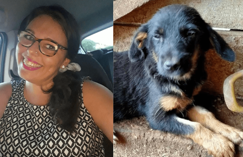 Il grande cuore di Chiara, morta col cucciolo che aveva appena salvato