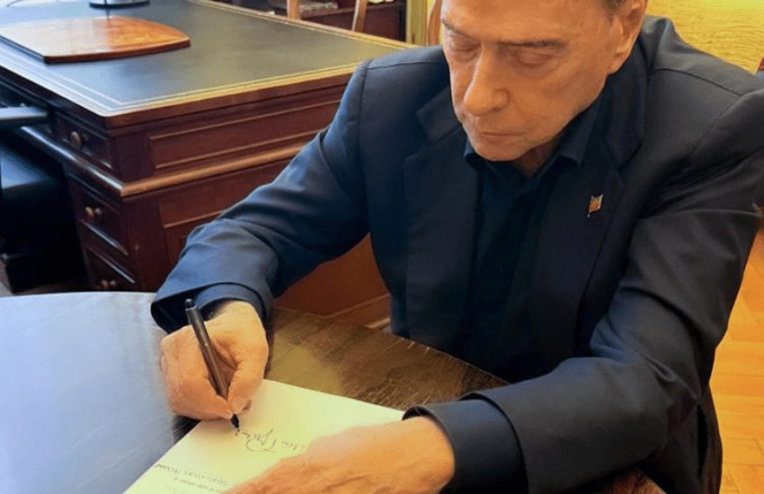 Silvio Berlusconi: “Eccomi di nuovo al Senato”