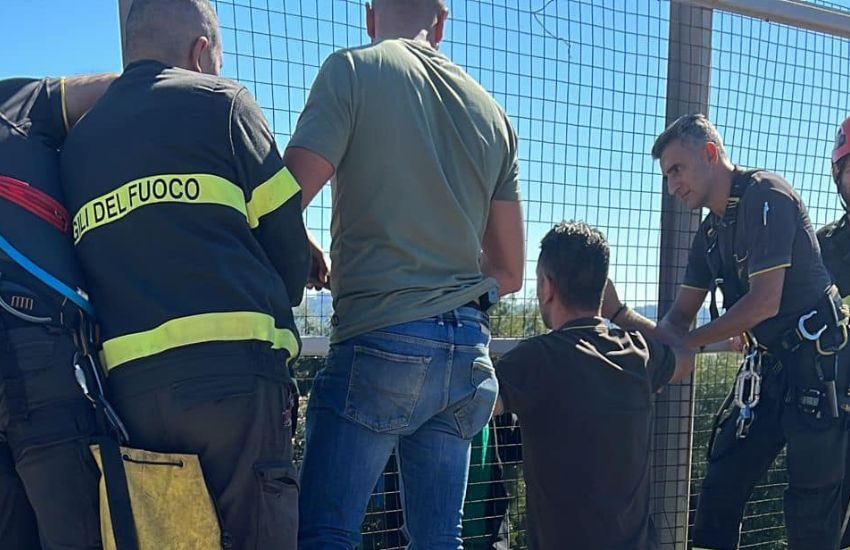 In bilico sul ponte da oltre 24 ore, finisce l’odissea di Gesualdo