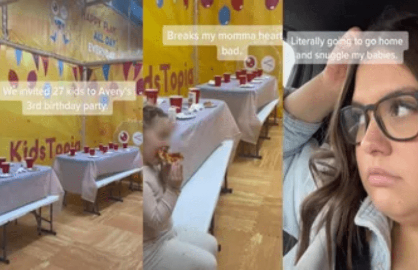 Festa per i 3 anni della sua bambina e nessuno si presenta: il video dello sfogo commuove e diventa virale