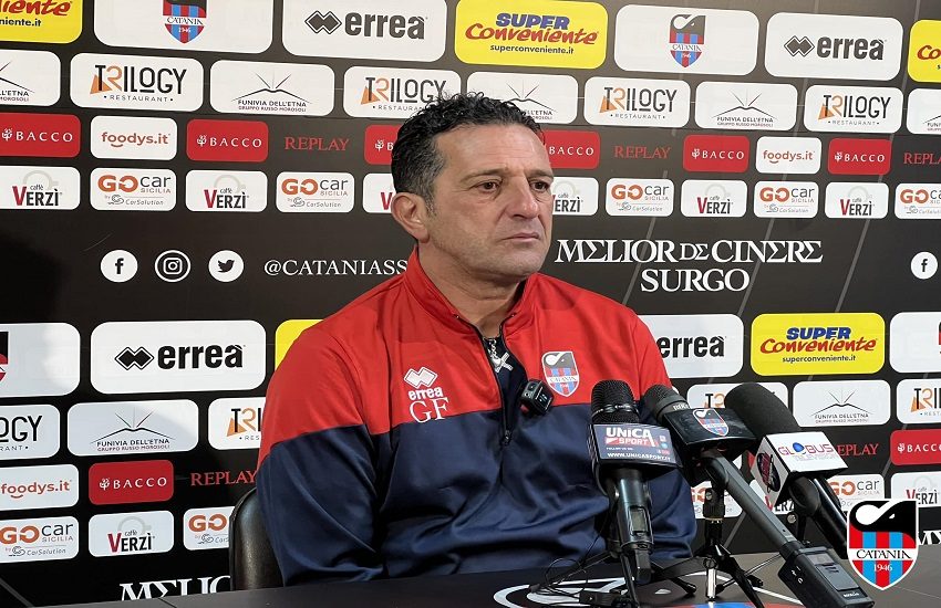Catania-Acireale, Ferraro: “Abbiamo recuperato quasi tutti i calciatori e stiamo bene”