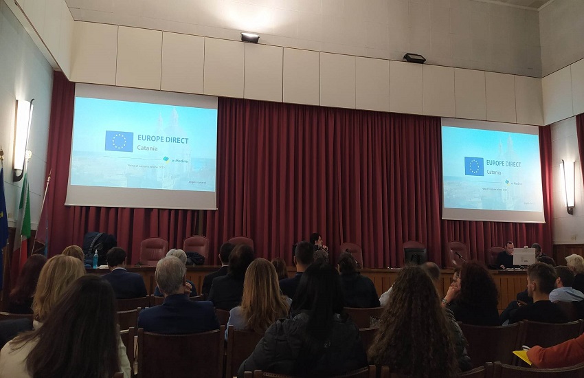 Lancio centro Europe Direct al Palazzo delle Scienze di Catania: esposti i punti principali del progetto