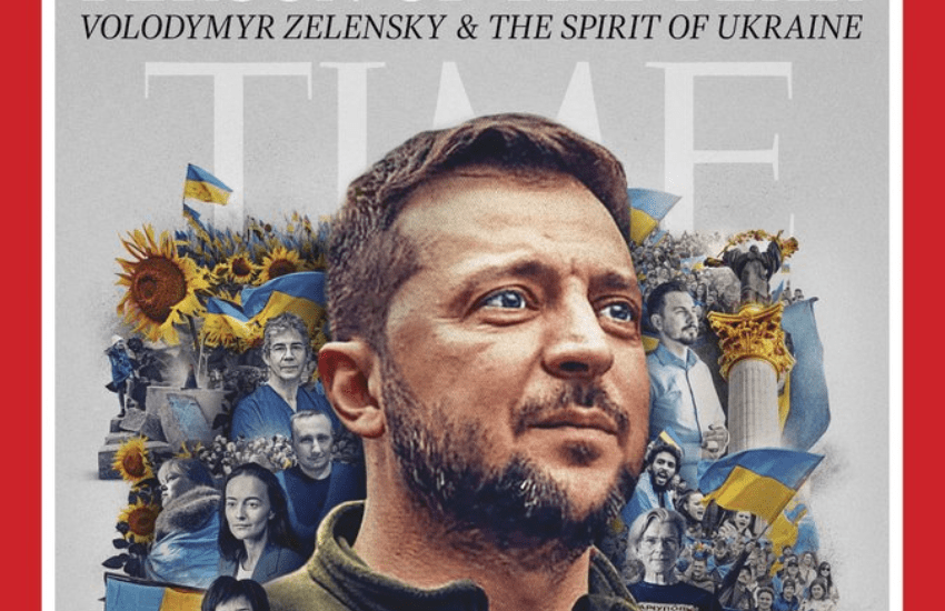 Zelensky “Persona dell’anno”: il Time lo premia insieme con lo “Spirito dell’Ucraina”
