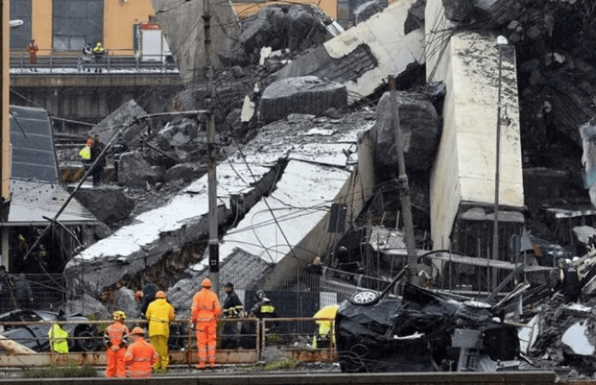 Genova, nel crollo del Ponte Morandi c’era anche un camion carico di droga