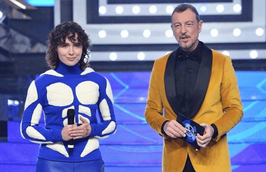 Sanremo 2023, Amadeus: “Ad oggi Madame è in gara”