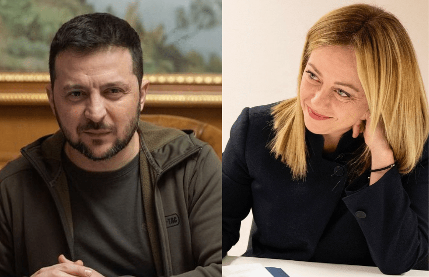 Meloni: “Ho invitato Zelensky a Roma e andrò a Kiev”