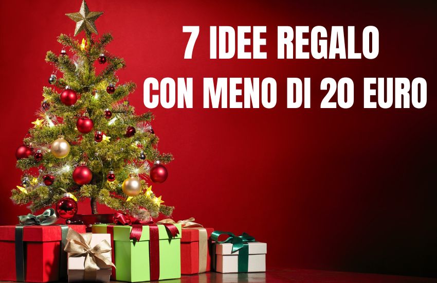 Regali di Natale: 7 idee con meno di 20 euro