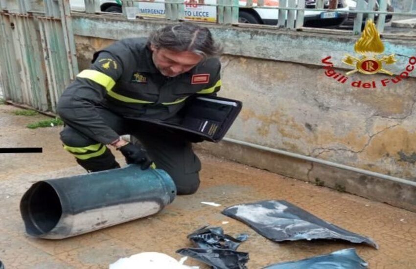 Tragedia sfiorata in città. Prima l’incendio, poi scoppia una bombola gpl