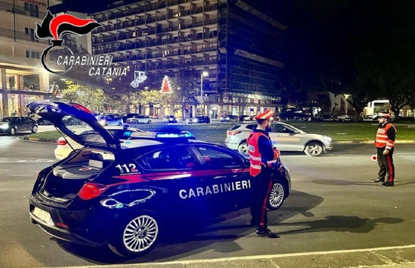 Operazione Buon Natale sicuro dei Carabinieri di Catania: 8 le persone denunciate