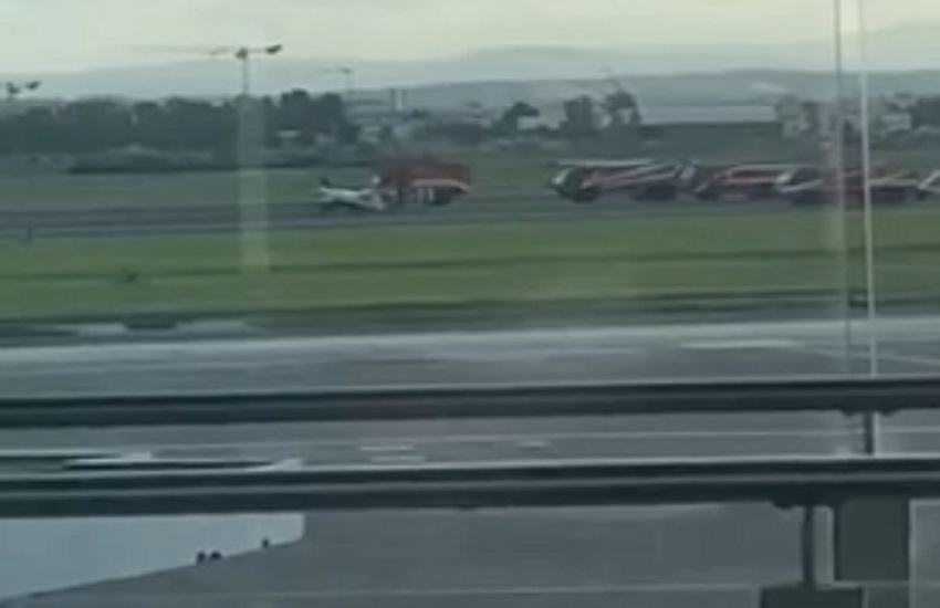 Paura all’aeroporto di Catania, ultraleggero Aeroclub si schianta sul suolo