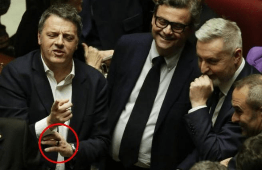 La fede nera di Renzi e la gaffe di Lotito: “Ahò, sei passato sull’altra sponda?”