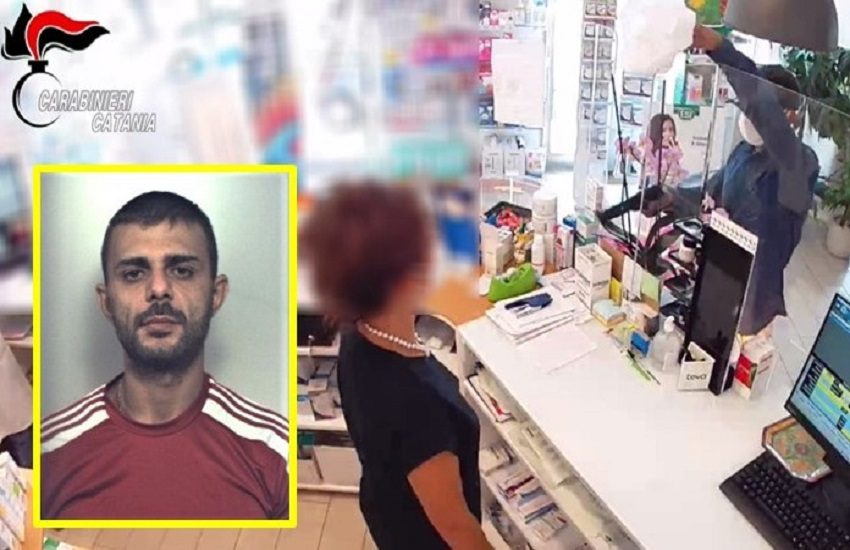 VIDEO – Giarre, rapinatore seriale arrestato: 5 colpi in 15 giorni