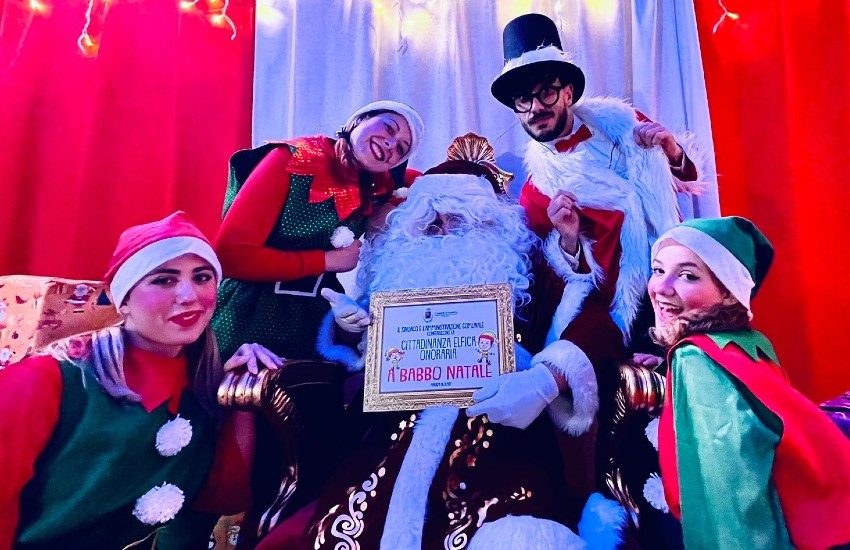 Pienone per il ‘Castello di Babbo Natale’ a Maenza