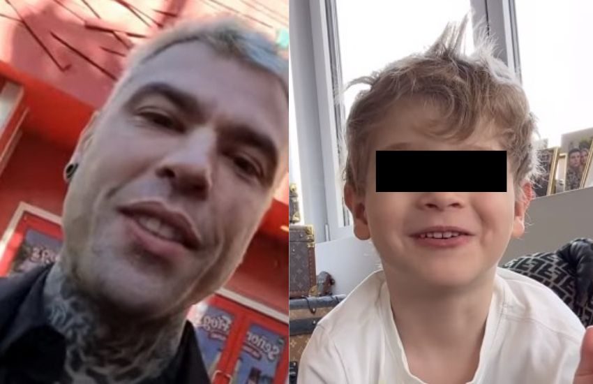 Fedez chiede a Leone chi è il suo rapper preferito: la risposta imbarazzante del figlio lo lascia senza parole
