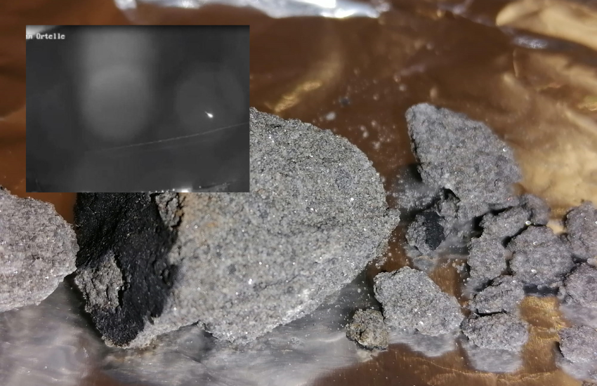 Matera: meteorite si schianta al suolo e i frammenti colpiscono un balcone (FOTO)