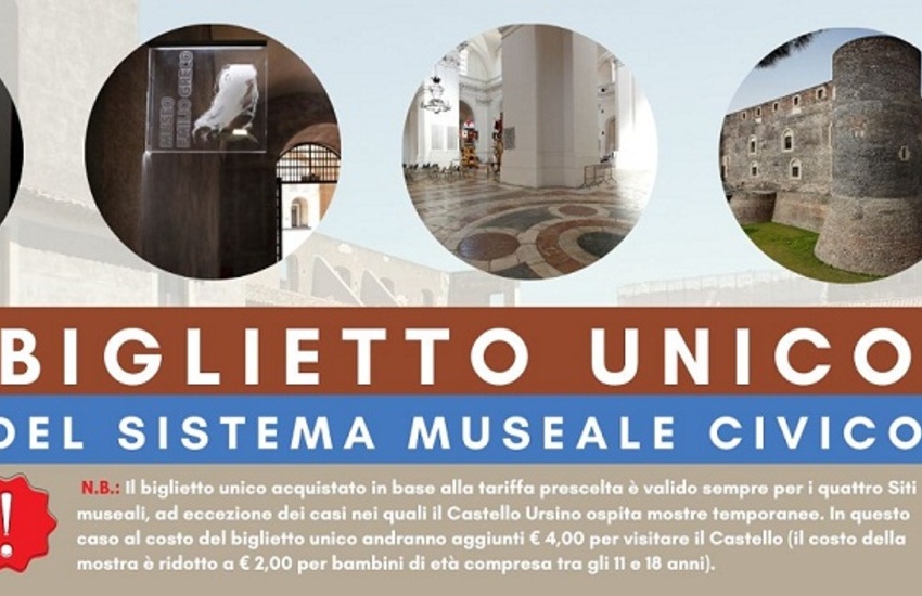 Catania, arriva il biglietto unico per i siti museali del Comune