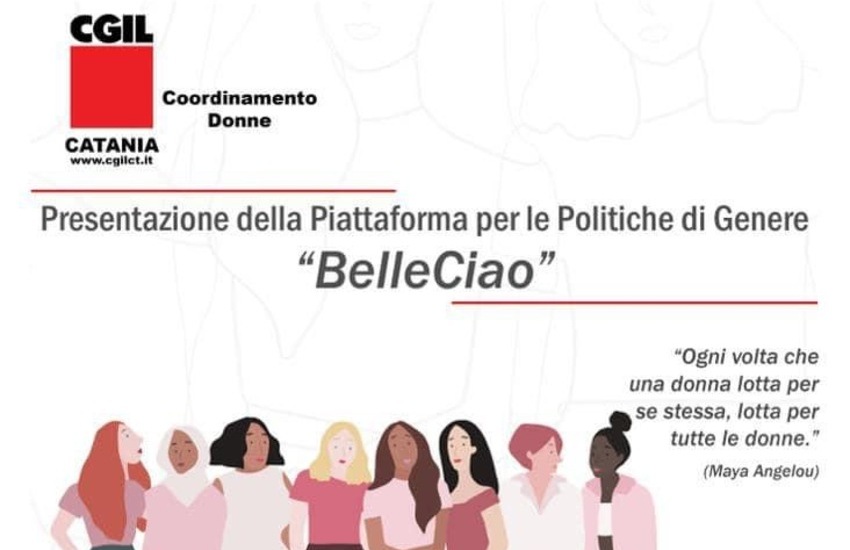 Cgil Catania, coordinamento donne: il 6 marzo si presenta “Belle Ciao”