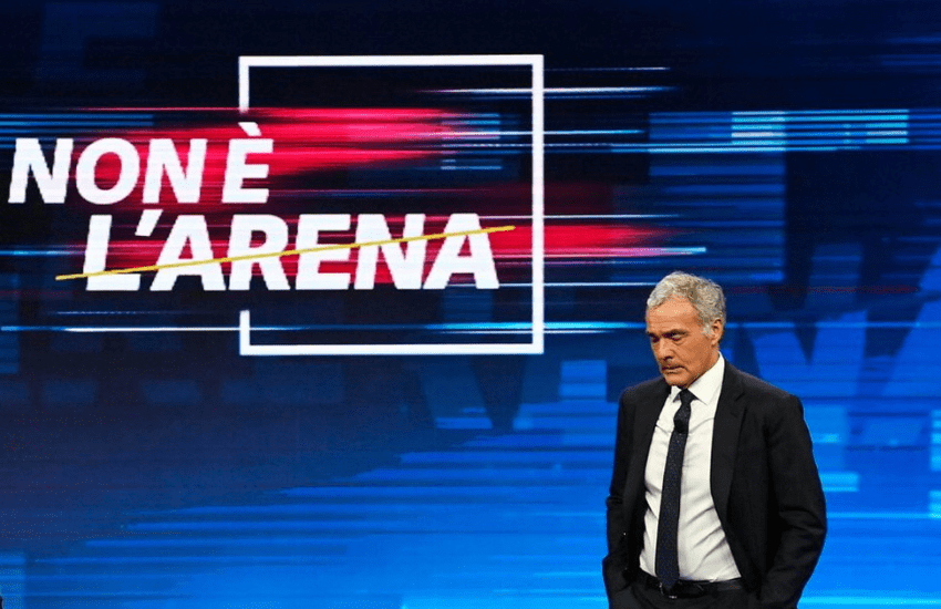 Non è l’Arena choc: La7 chiude senza preavviso il programma. Giletti: “35 persone per strada”