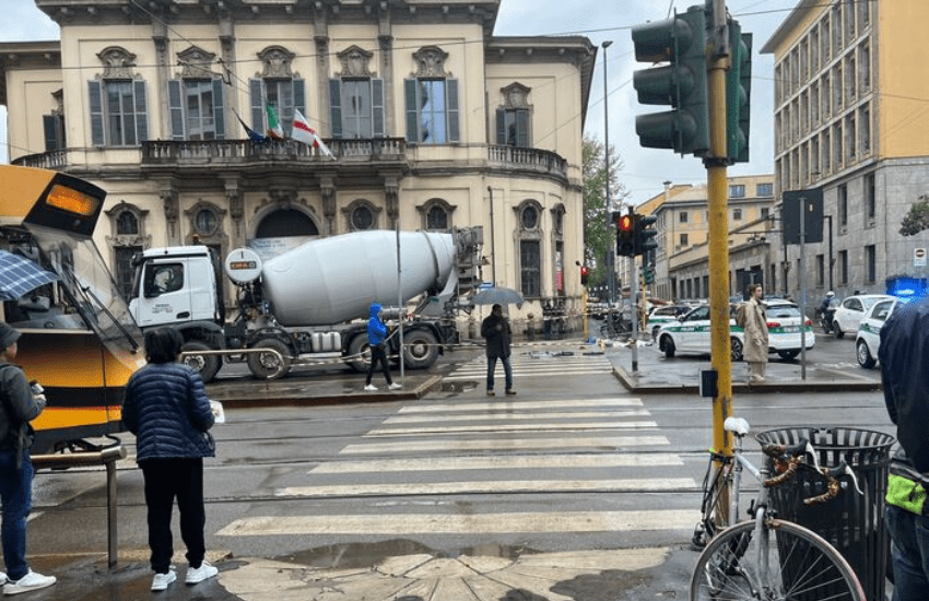 Milano: travolta e uccisa da una betoniera