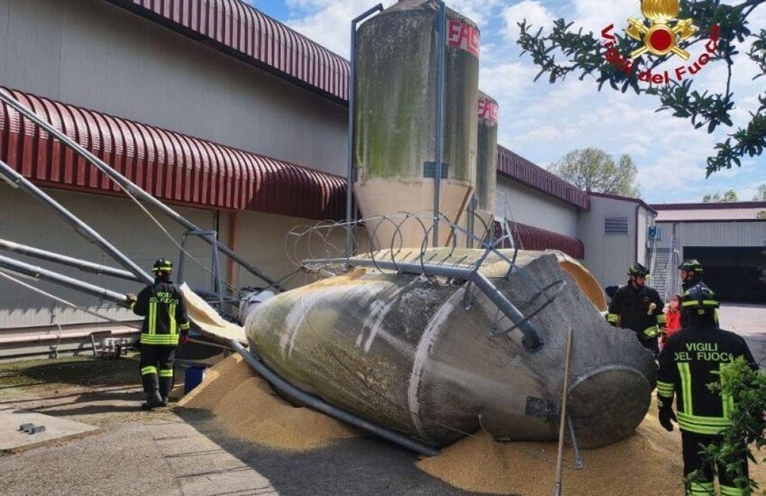 Tragedia a Forlì: silos di mangimi crolla, tre persone morte schiacciate: due minori tra le vittime