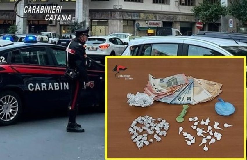 Aci Catena, pusher 27enne fugge al controllo dei Carabinieri: inseguito ed arrestato
