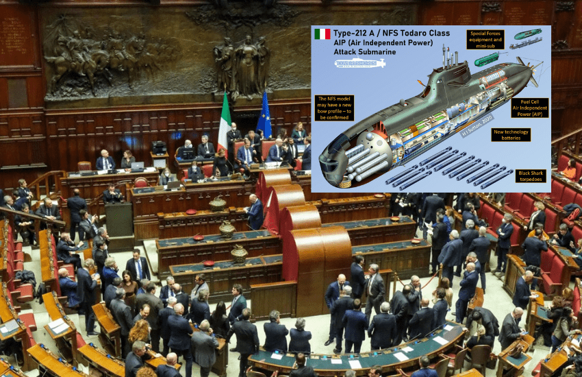 Sommergibile che costa 674 milioni di euro: via libera del Senato all’acquisto