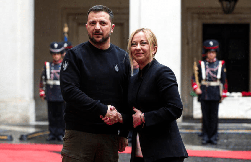 Zelensky a Roma: “Sono grato all’Italia per il sostegno all’Ucraina” (VIDEO)