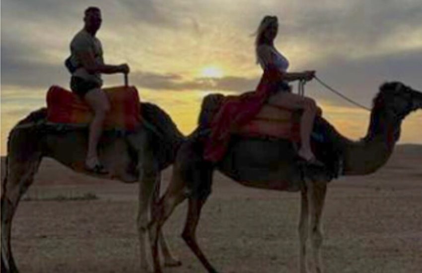 Ilary e Bastian, travolti dalla passione nel deserto tra i cammelli: le foto della ‘fuga’