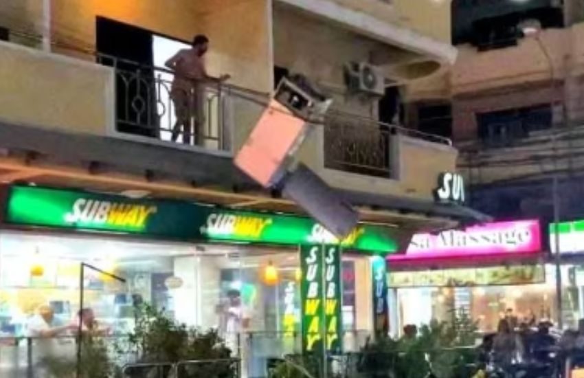 Dopo una notte di droga turista italiano butta dalla finestra frigo, mobili e wc. Arrestato in Thailandia