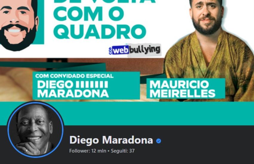 Hackerata la pagina di Maradona, spuntano inquietanti e strani messaggi: “Sapete che sono ancora vivo?”