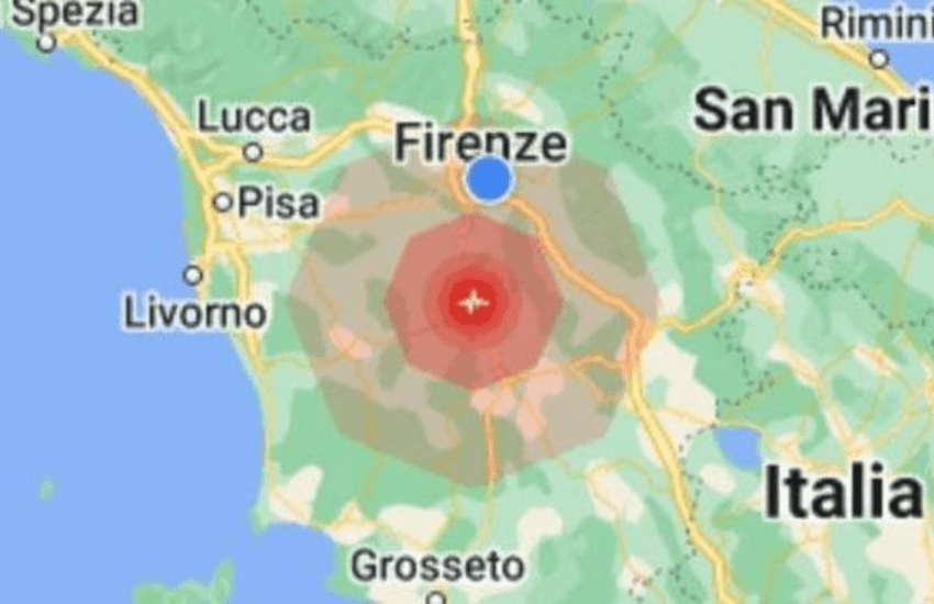 Panico a Siena: scossa di terremoto avvertita anche a Firenze
