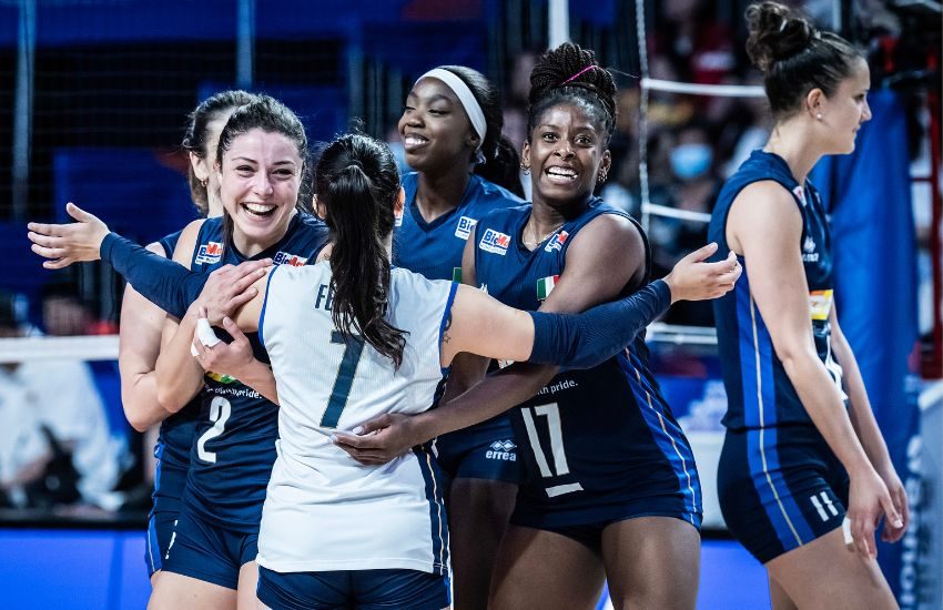 VOLLEYBALL NATIONS LEAGUE FEMMINILE: CLASSIFICA AGGIORNATA