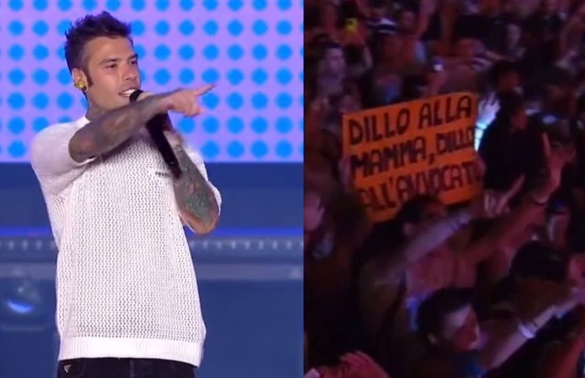 “Dillo alla mamma, dillo all’avvocato”: i fan prendono in giro al Love Mi Fedez, lui reagisce così
