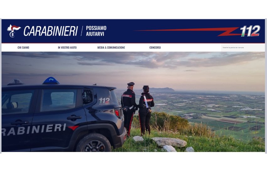 La foto della pianura pontina “apre” il sito internet dei carabinieri nel giorno della Festa dell’Arma
