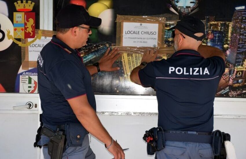 Circolo privato ricreativo, ma all’interno cattive frequentazioni. Disposta la chiusura