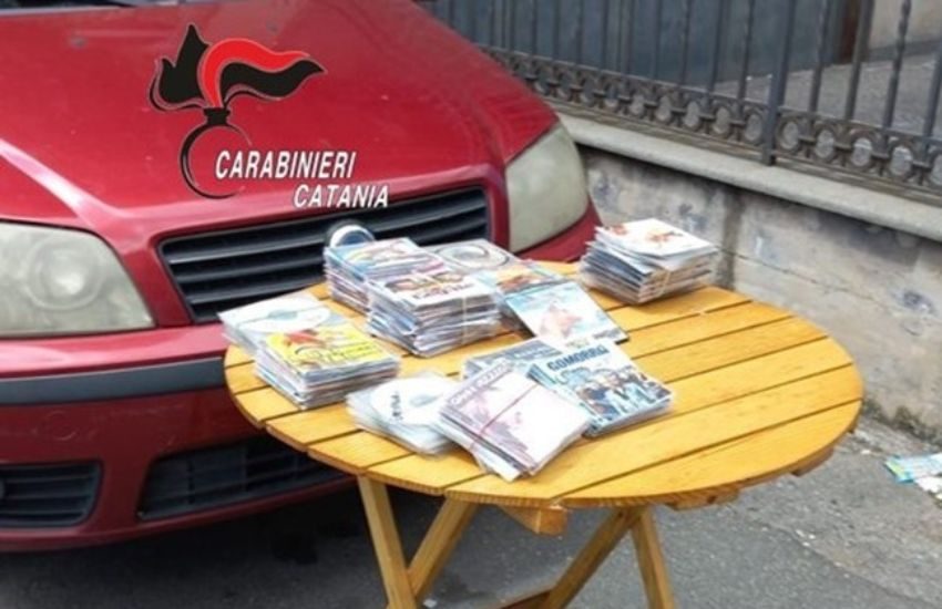 Biancavilla, vendeva CD e DVD contraffatti in strada, denunciato 35enne di Adrano