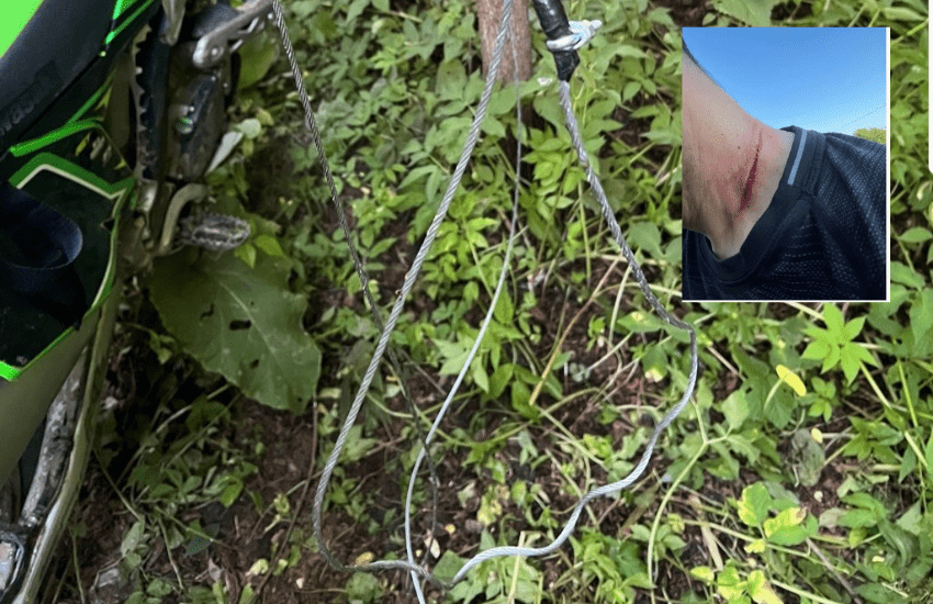 Cappio di acciaio per gli enduristi: sfiorata la tragedia durante una ricognizione