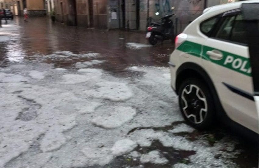 Seregno, il video choc del fiume di ghiaccio che attraversa le vie del centro