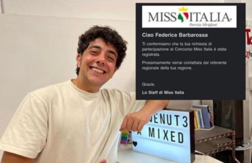 Chi è Federico Barbarossa, il transgender che si è iscritto a Miss Italia: “Una provocazione per cambiare le cose”