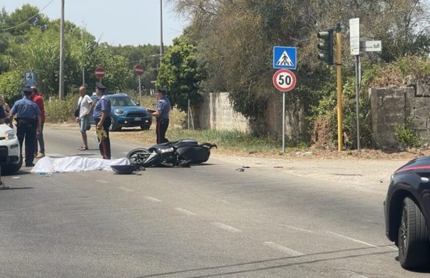 Drammatico incidente nel Salento. Scontro tra auto e moto, muore centauro 35enne