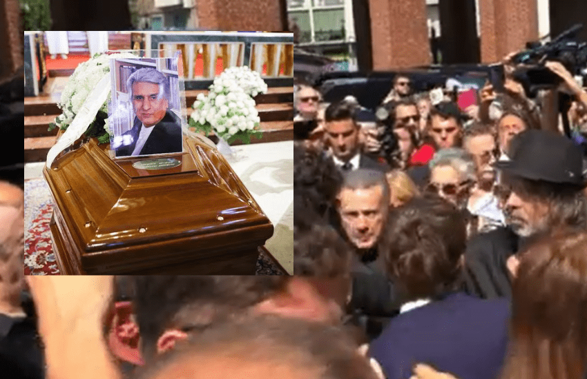 Toto Cutugno, l’ultimo saluto con la folla di fan che canta “L’italiano” (VIDEO)